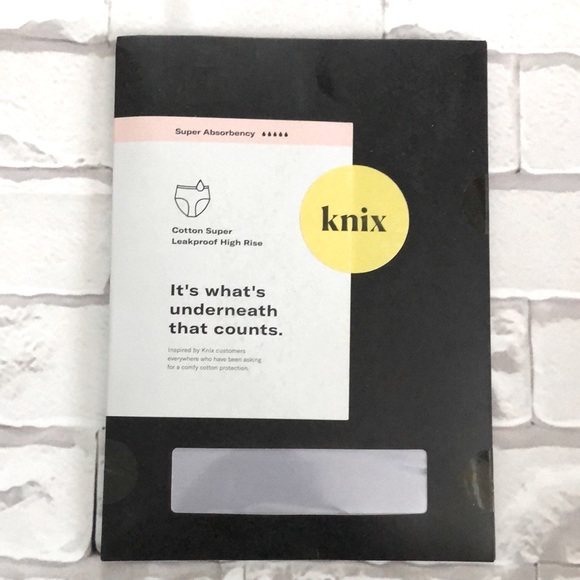 Knix Cotton Modal Super Absorbent Leakproof High rise Underwear BNIB - Picture 3 of 6
